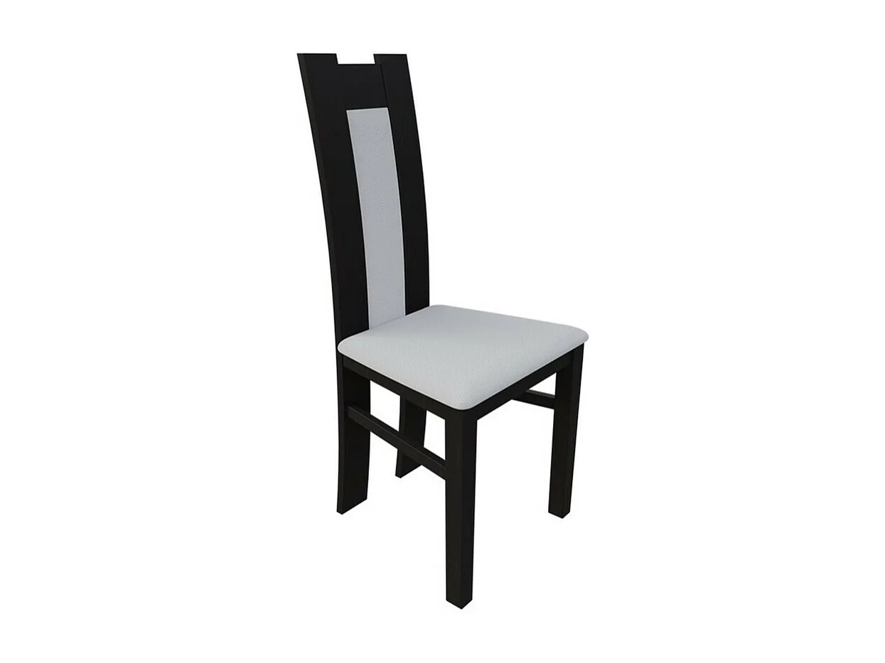 Sedia Sparks 109, 96x46x40cm, Eco pelle, Di legno, Legno