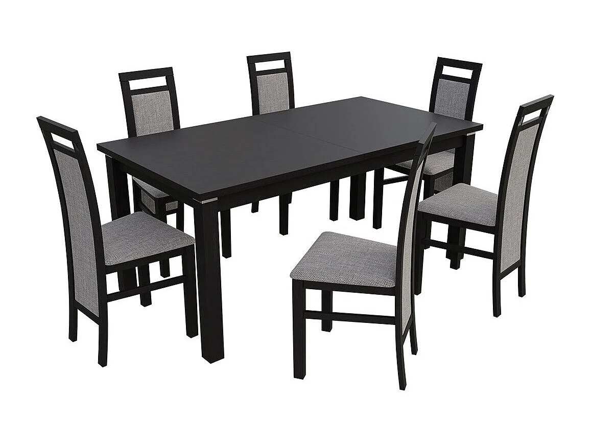 Chaise Sparks 100, 97x46x40cm, Tapisserie, En bois, Bois