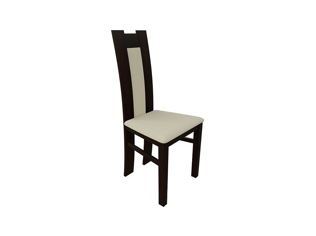 Sedia Sparks 109, 96x46x40cm, Eco pelle, Di legno, Legno