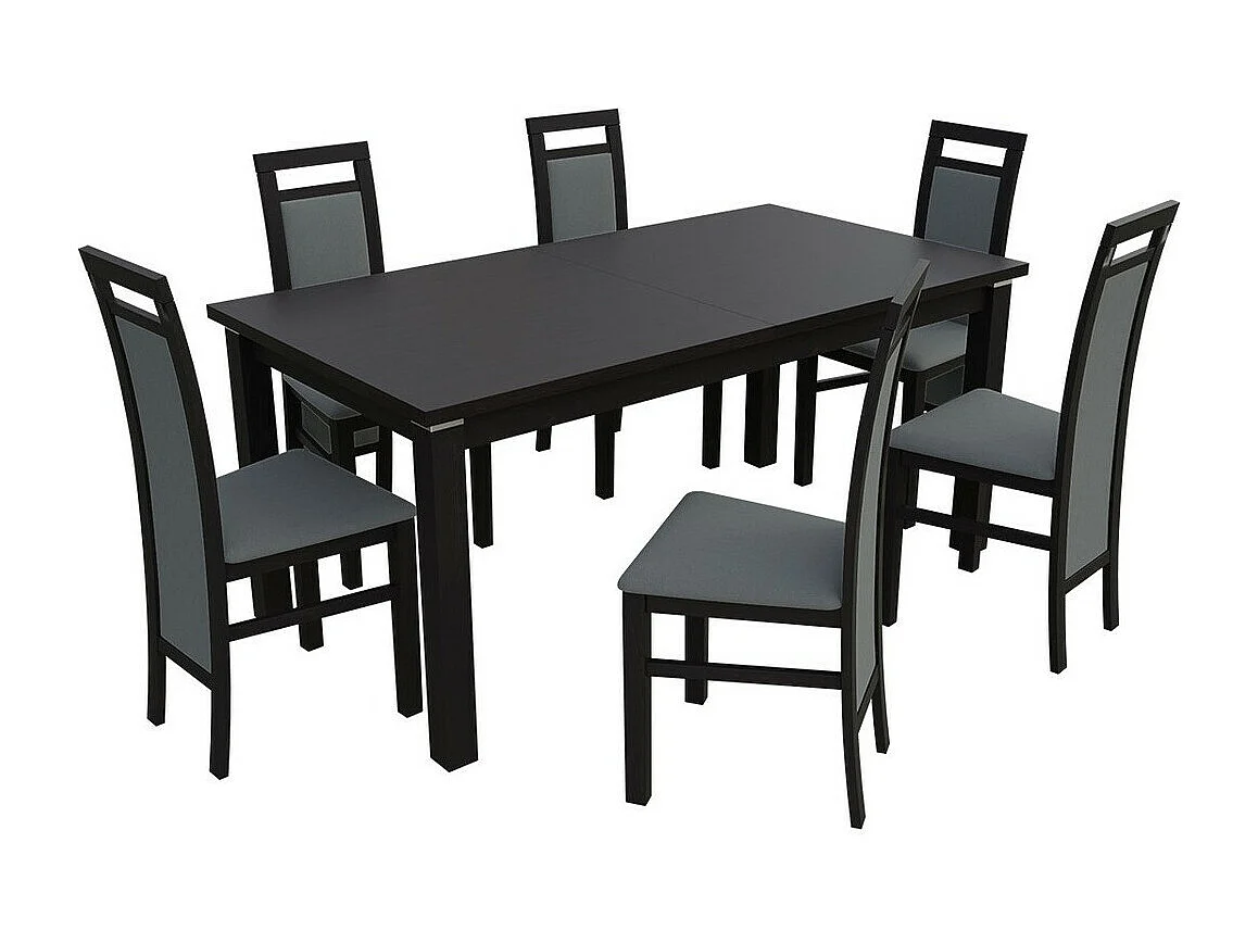 Chaise Sparks 100, 97x46x40cm, Tapisserie, En bois, Bois