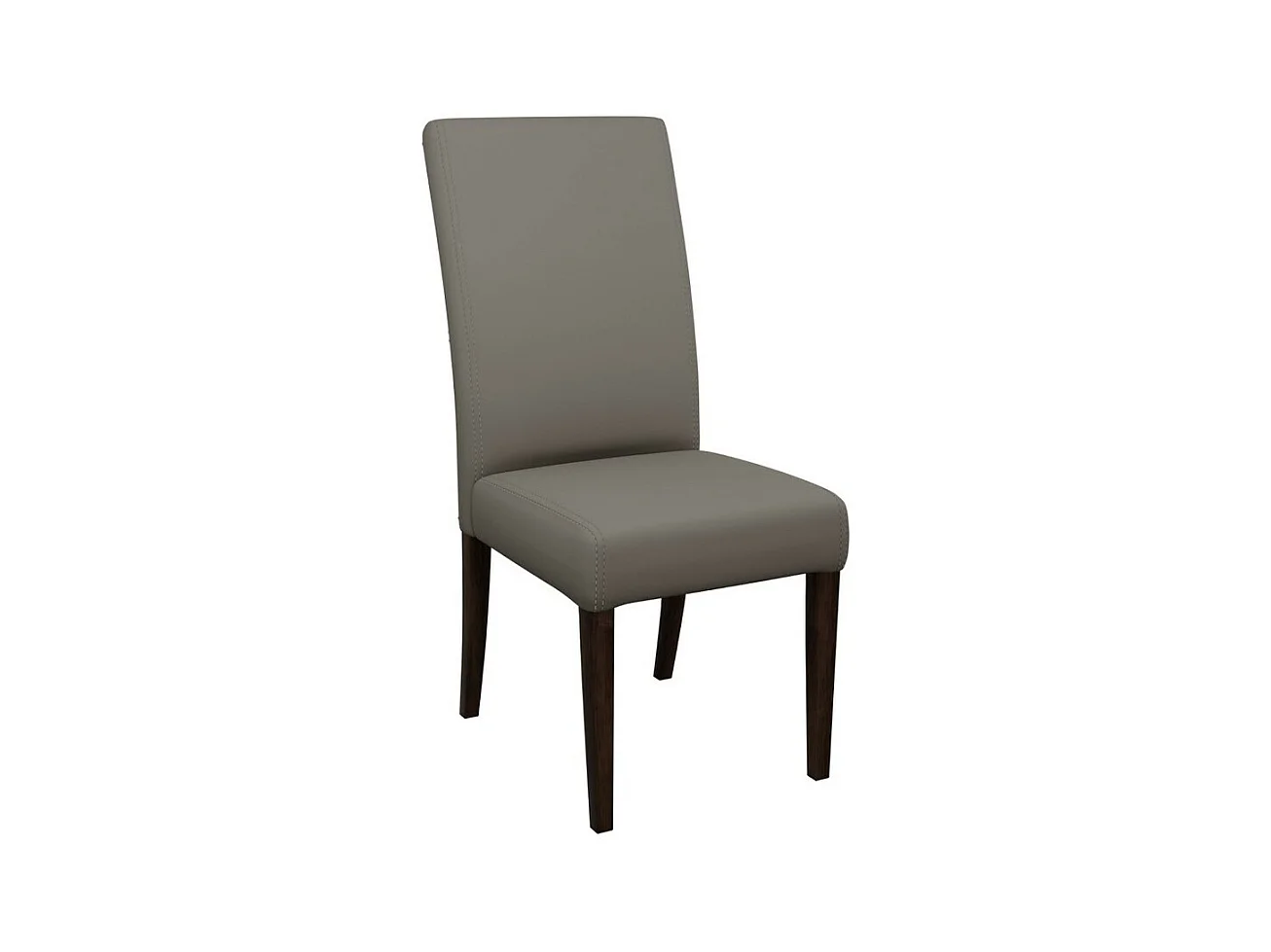 Chaise Sparks 184, Marron|Noix, 105x45x42cm, Faux cuir, En bois, Bois