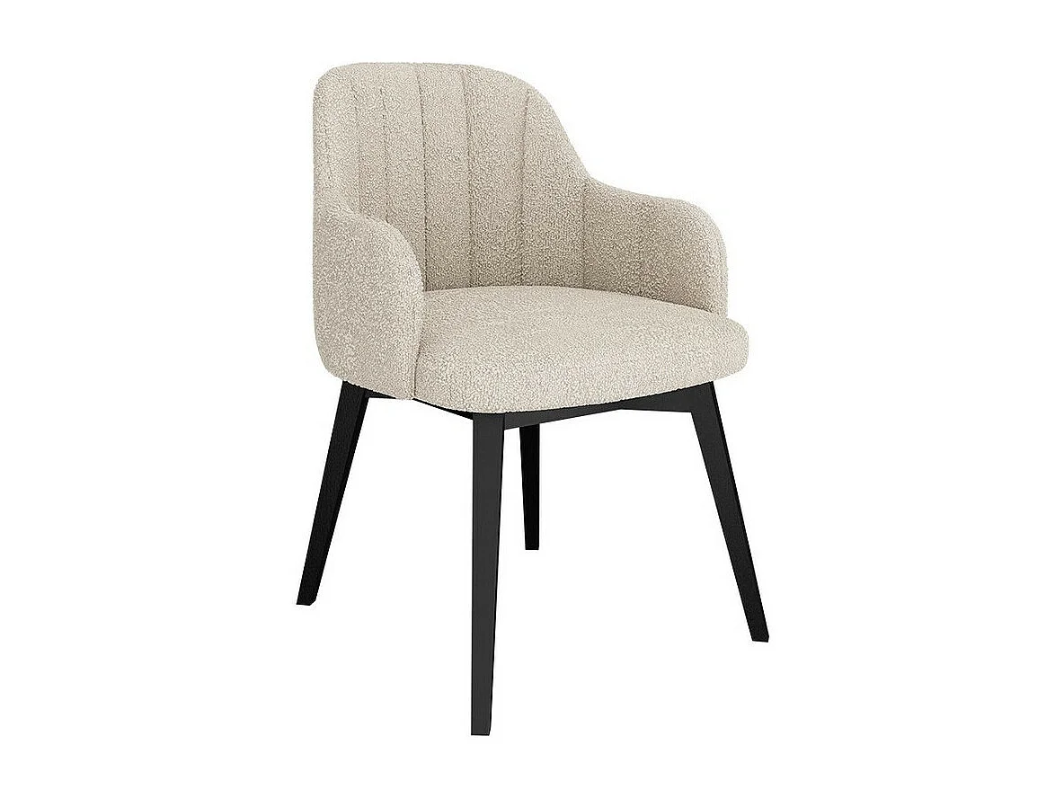 Silla Racine 105, 81x52x54cm, Tapiz, De madera, Aglomerado laminado