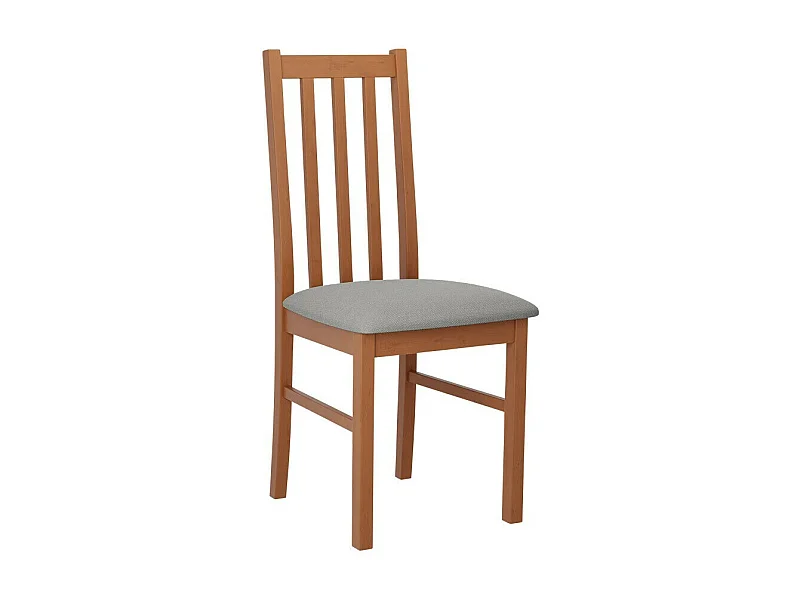 Silla Victorville 141, Aliso|Gris claro, 94x43x40cm, Tapiz, De madera, Madera