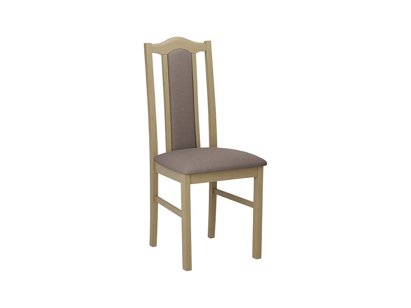 Silla Victorville 144, De color marrón claro|Roble Sonoma, 97x43x40cm, Tapiz, De madera