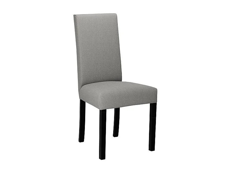 Silla Victorville 160, Gris claro|Negro, 97x45x41cm, Tapiz, De madera, Madera
