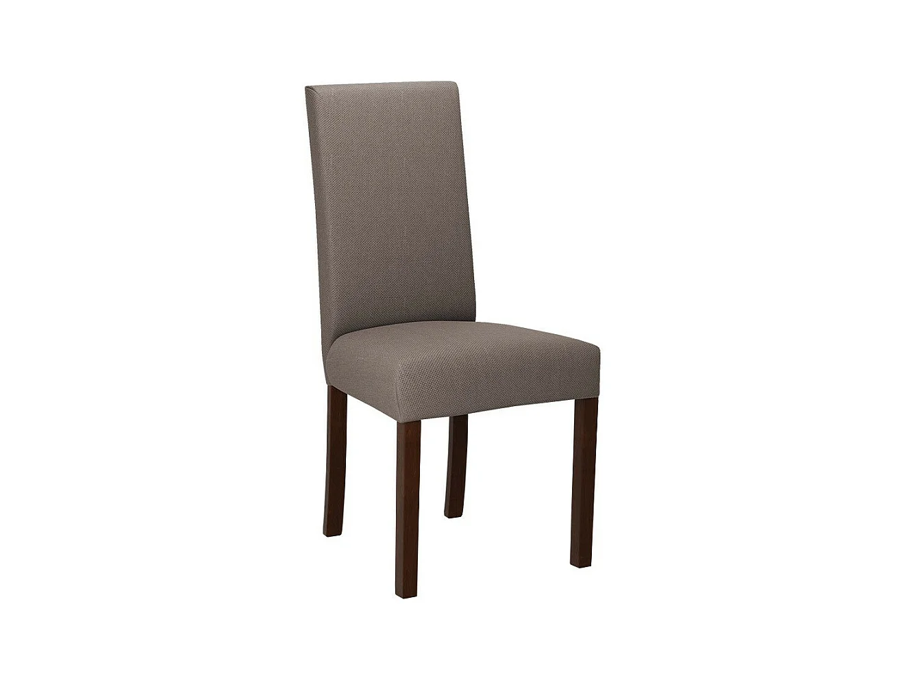 Silla Victorville 160, De color marrón claro|Nuez, 97x45x41cm, Tapiz, De madera, Madera