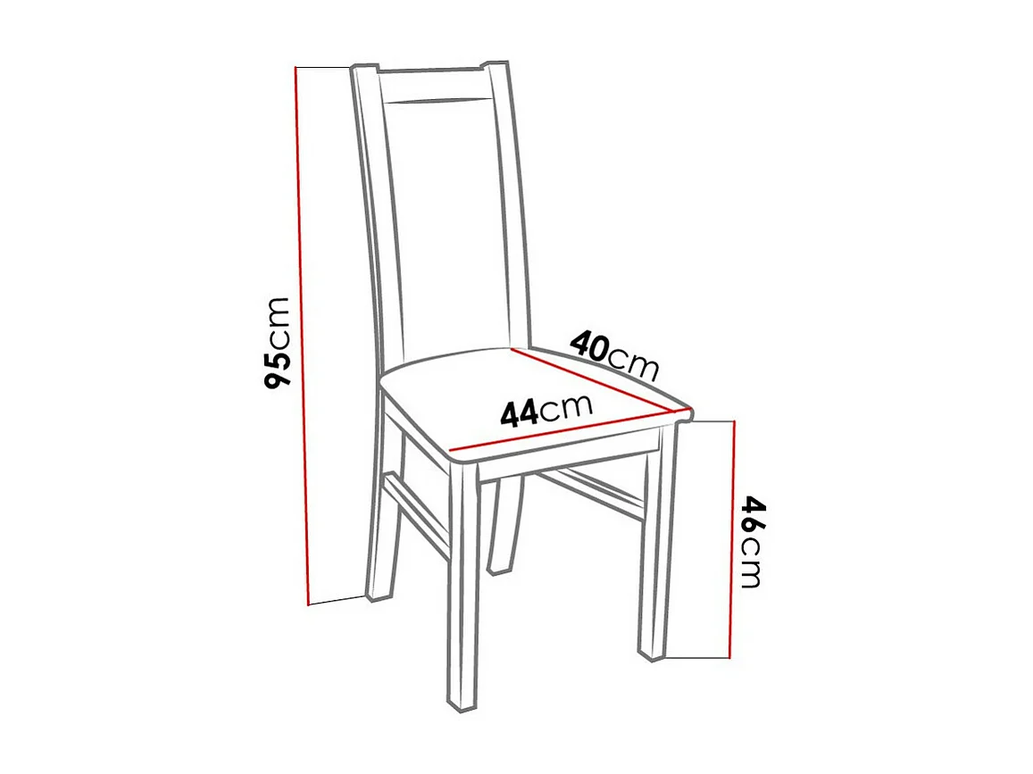 Silla Sparks 116, Crema|Roble Sonoma, 95x44x40cm, Cuero ecológico, De madera, Madera