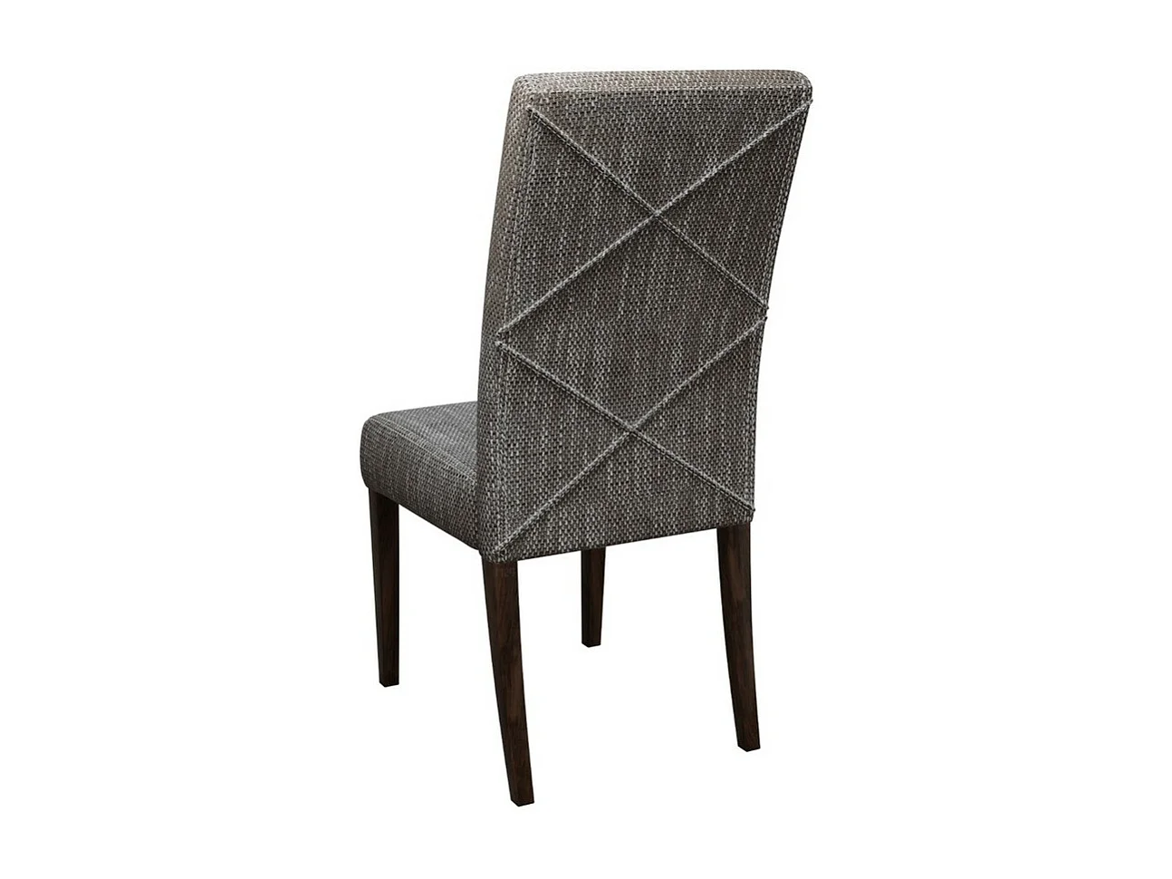 Silla Sparks 184, Gris|Nuez, 105x45x42cm, Tapiz, De madera, Madera