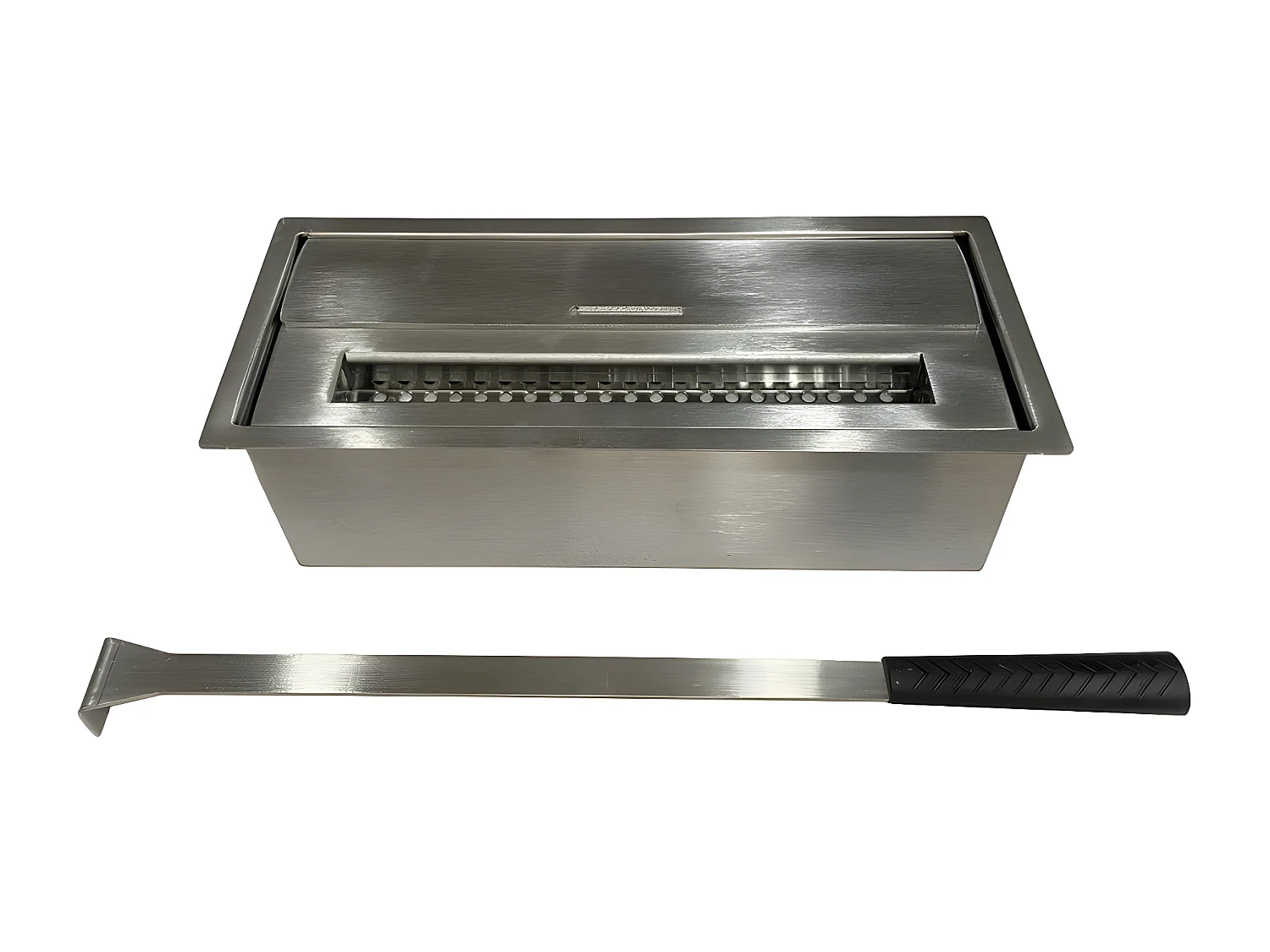 Bio-ethanolbrander 1,5LT RVS 430SS L30 x D12,5 x H8,5 cm