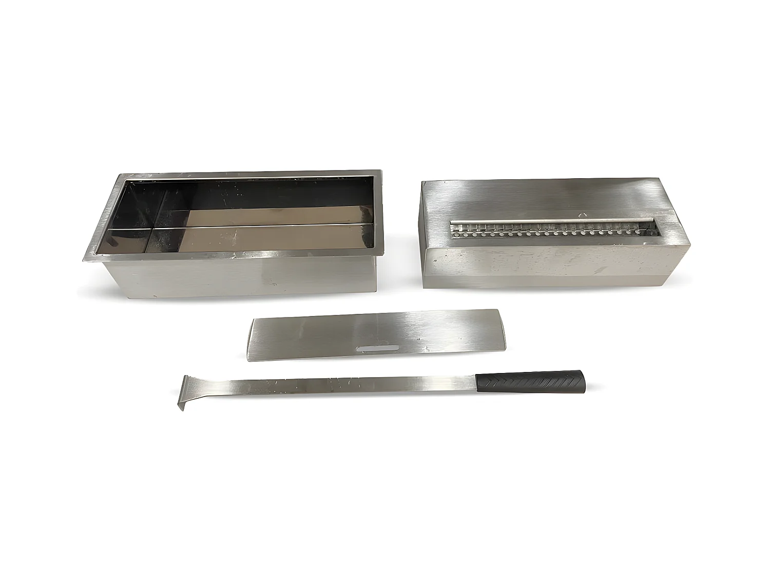 Bio-ethanolbrander 1,5LT RVS 430SS L30 x D12,5 x H8,5 cm