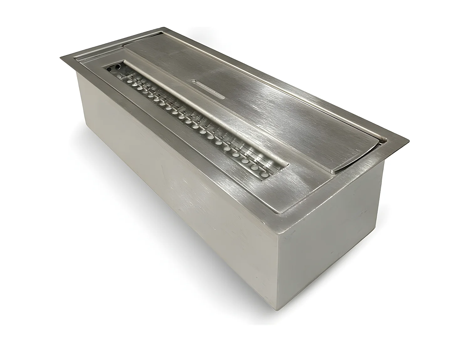 Brûleur bioéthanol 1,5LT ACIER INOXYDABLE 430SS L30 x P12,5 x H8,5 cm