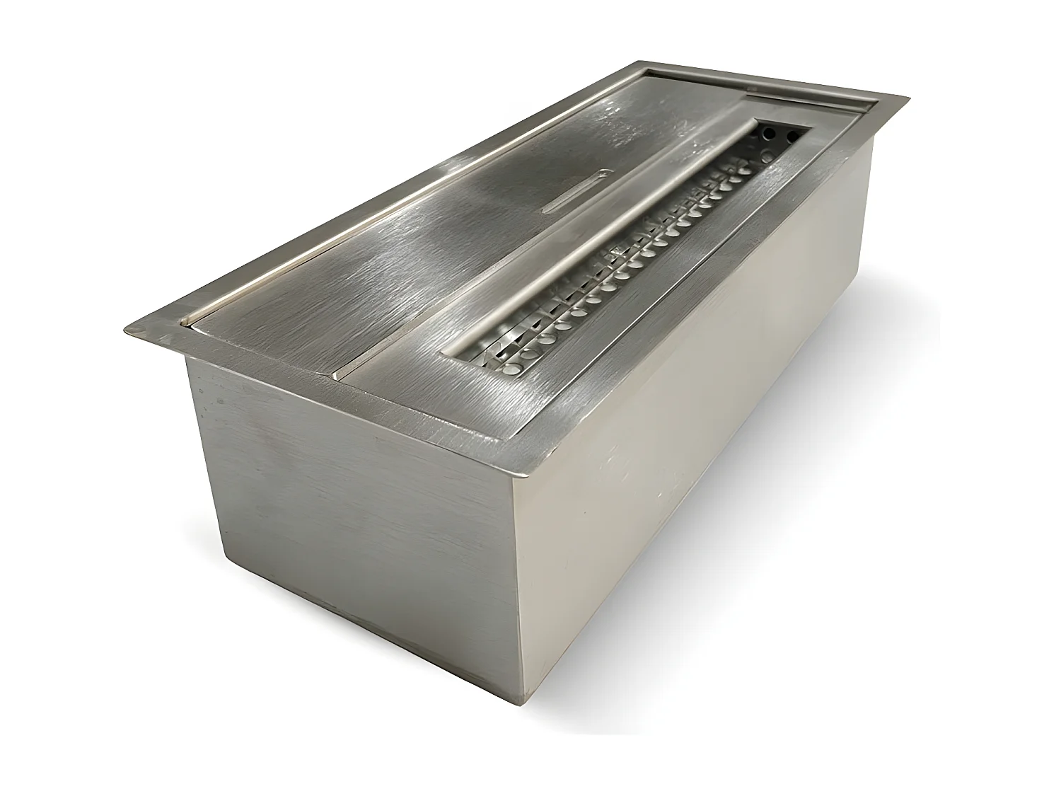 Brûleur bioéthanol 1,5LT ACIER INOXYDABLE 430SS L30 x P12,5 x H8,5 cm