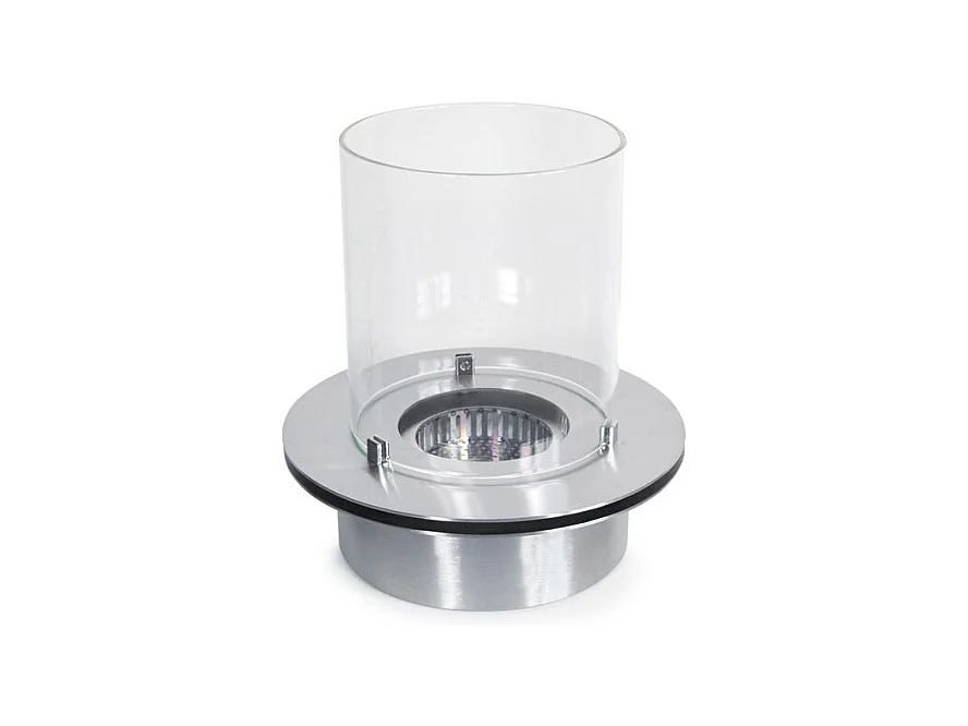 Brûleur rond en acier inoxydable pour cheminée au bioéthanol, 3 L, d.35