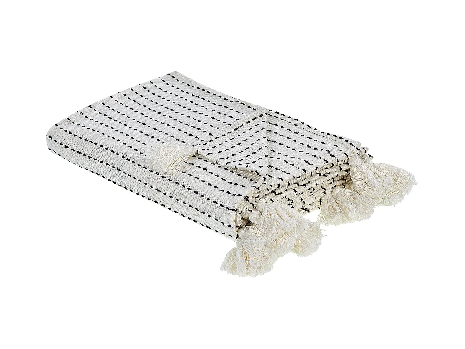 Couvre-lits MODAR Coton 220 x 240 cm Blanc cassé