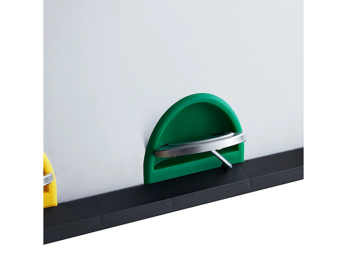 Poubelle de tri sélectif Acier inoxydable