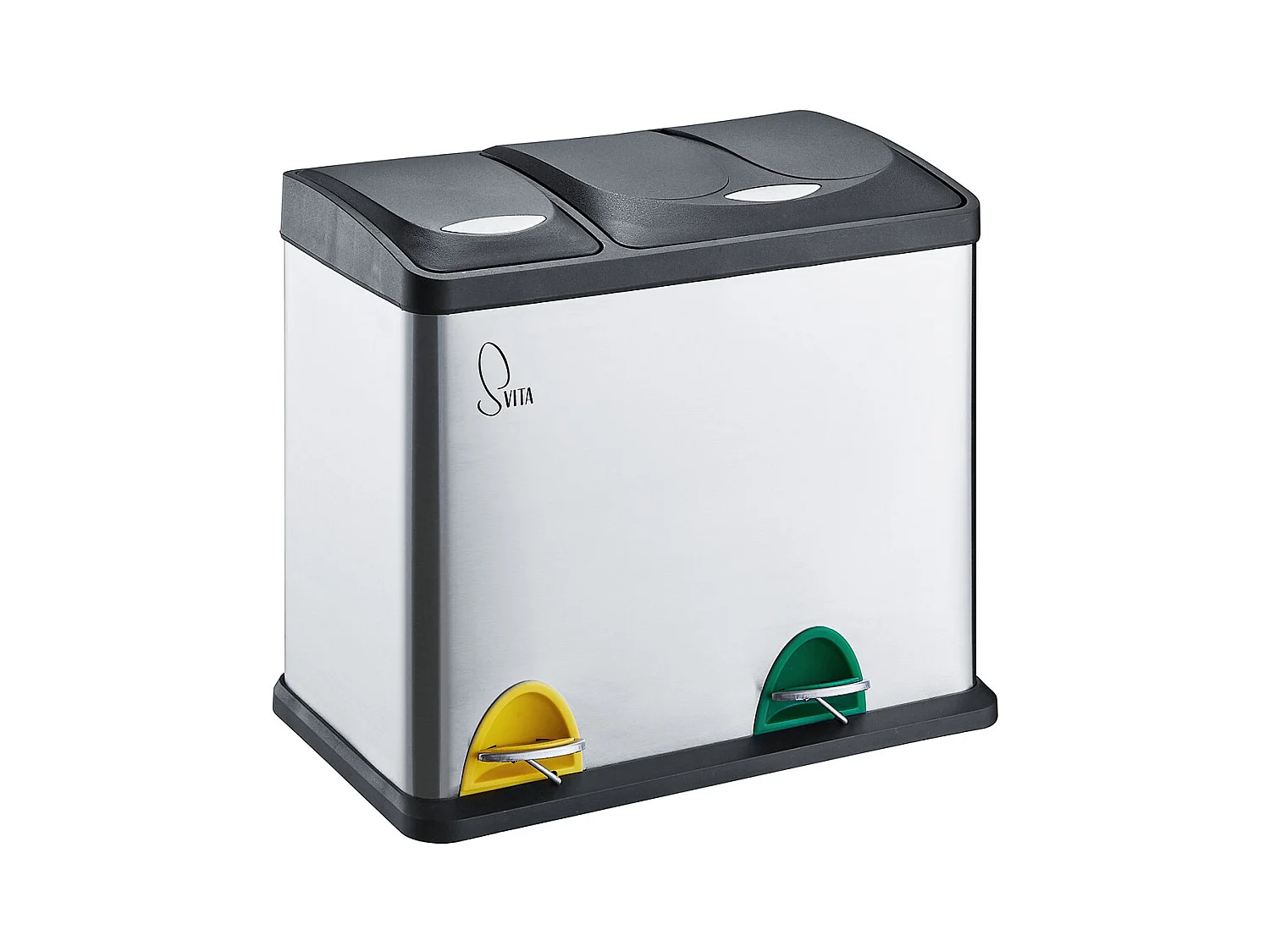 Poubelle de tri sélectif Acier inoxydable