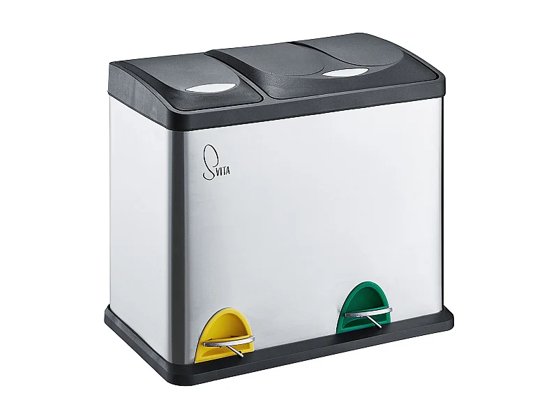 Poubelle de tri sélectif Acier inoxydable