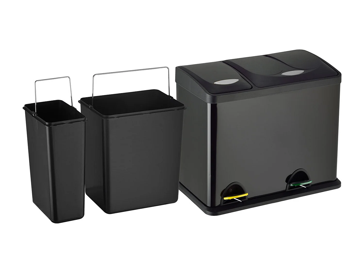 Poubelle de tri sélectif Acier inoxydable