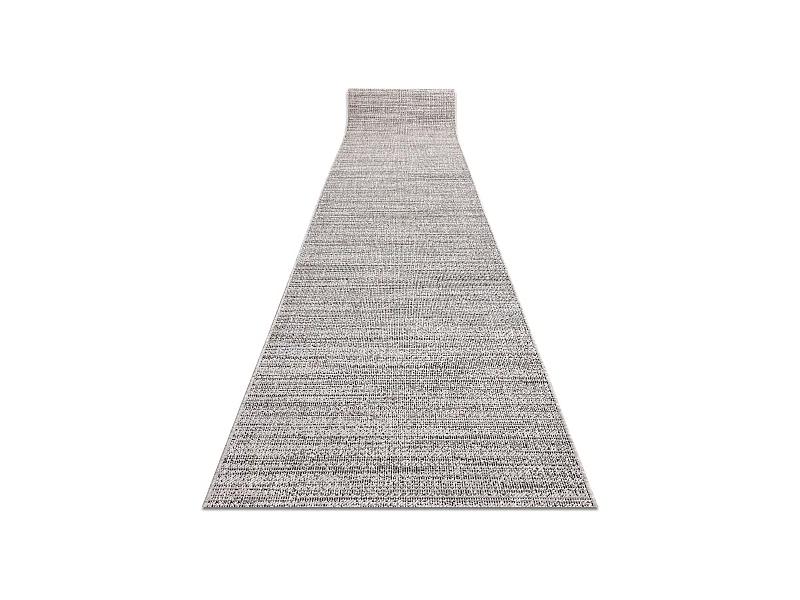 TAPIS DE COULOIR SIZAL FLOORLUX modèle 20389 argentin / noir 80x170 cm