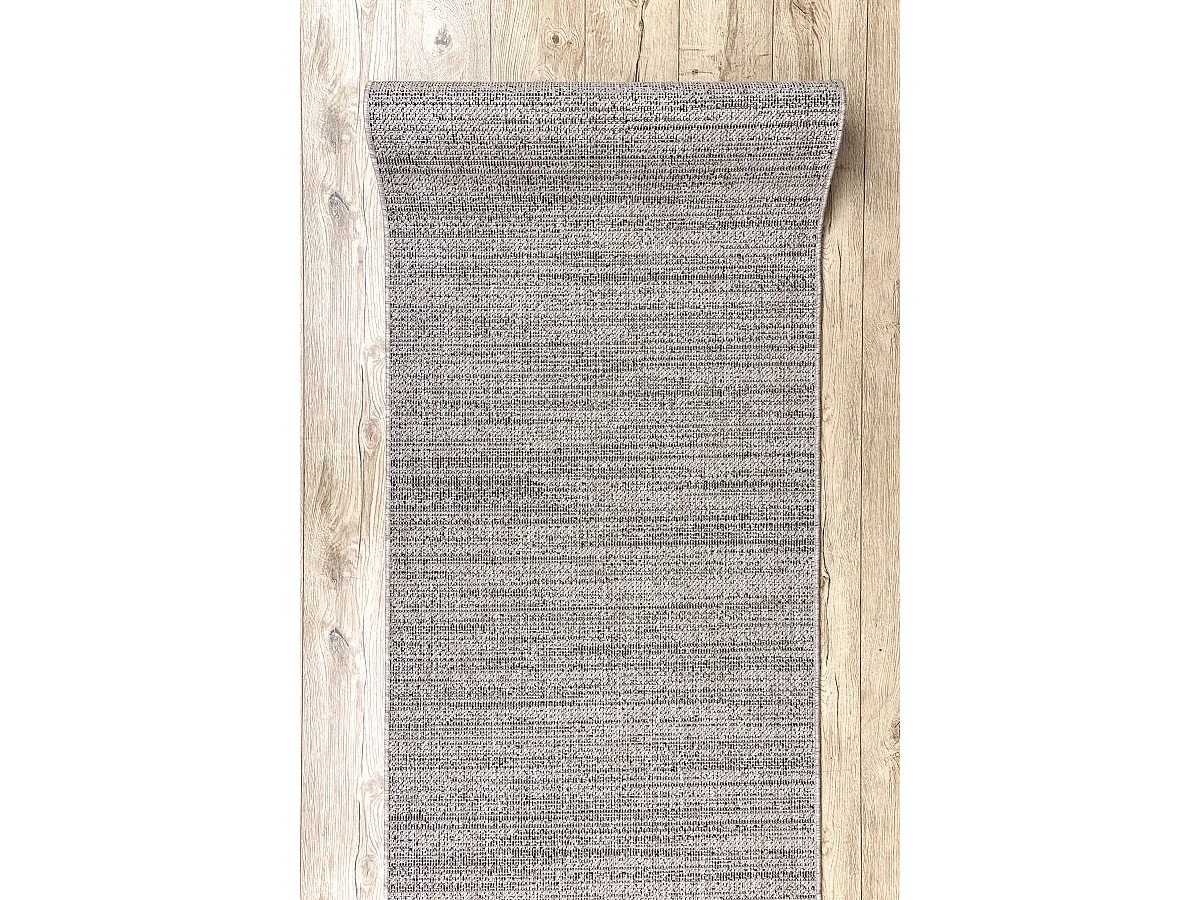 TAPIS DE COULOIR SIZAL FLOORLUX modèle 20389 argentin / noir 70x240 cm