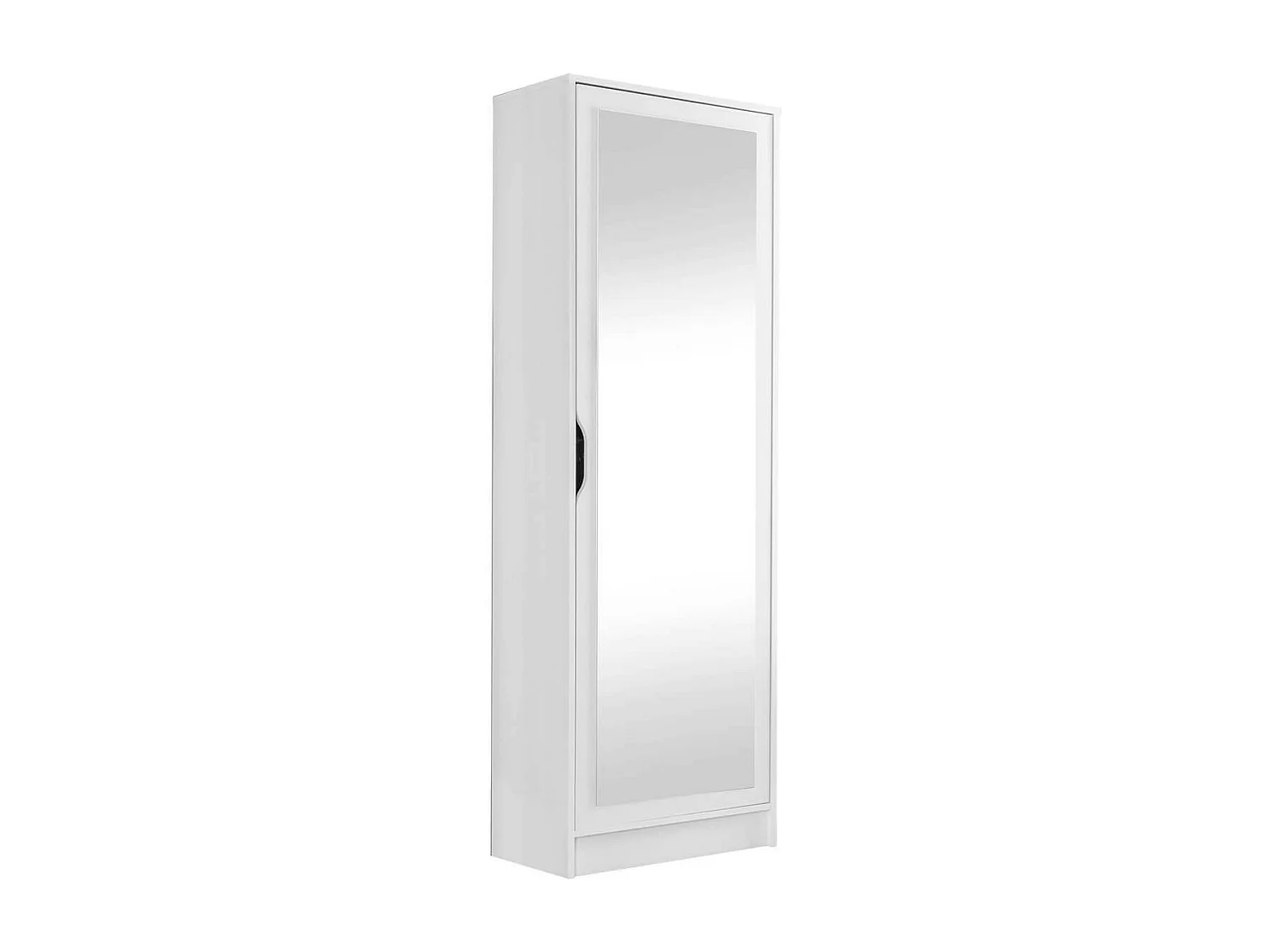 JENNY - Armoires à Chaussures avec Miroir Comprenant 7 Etagères.