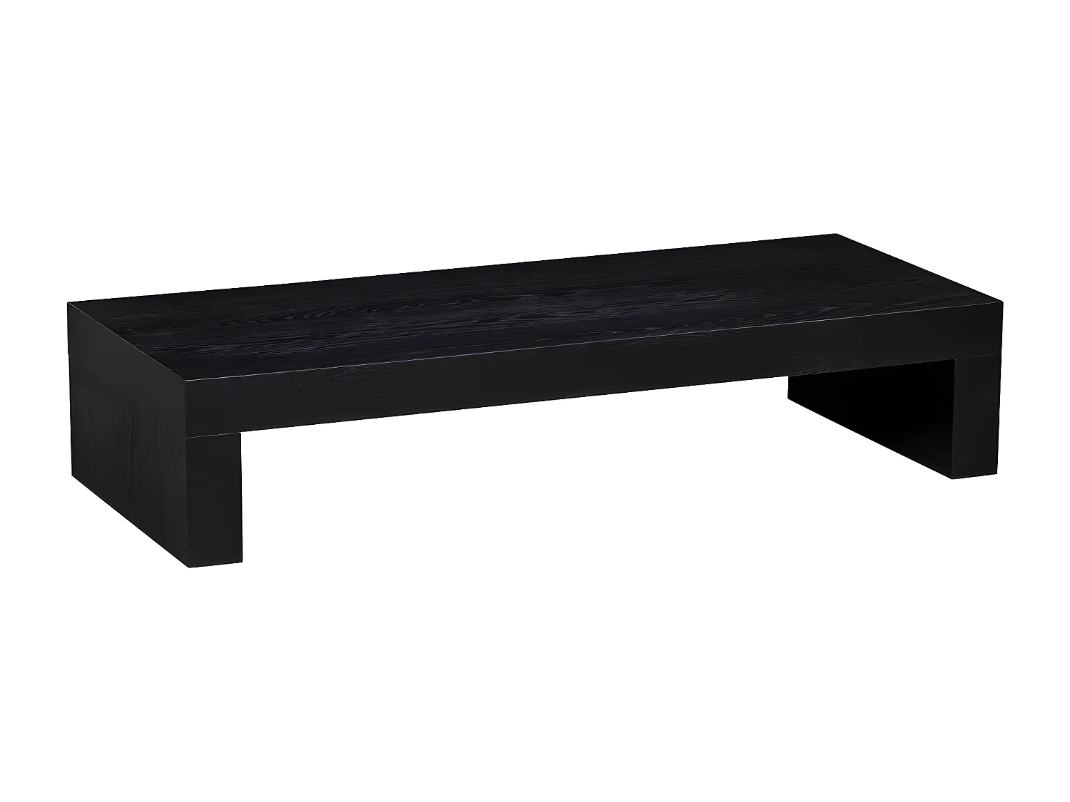 Marte - Table basse en bois 120x50cm - Noir