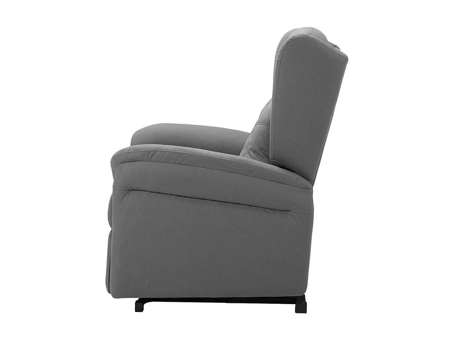 DONOSTIA - Fauteuil Relax Releveur Electrique Gris Foncé Tissu Waterproof
