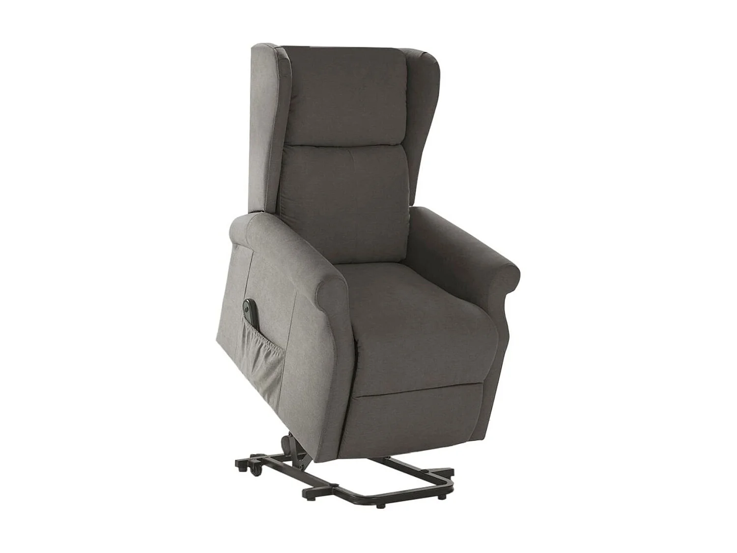 ANDORA - Fauteuil Relax Releveur Electrique Tissu Gris Foncé