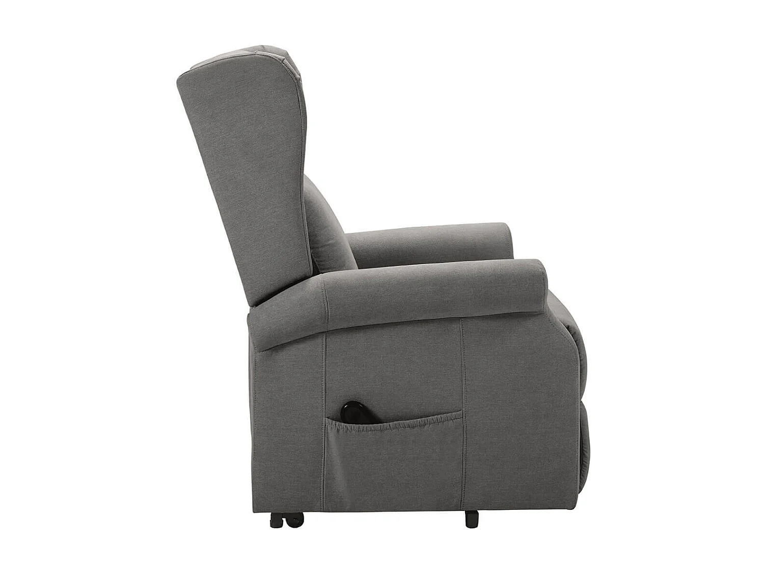 ANDORA - Fauteuil Relax Releveur Electrique Tissu Gris Foncé