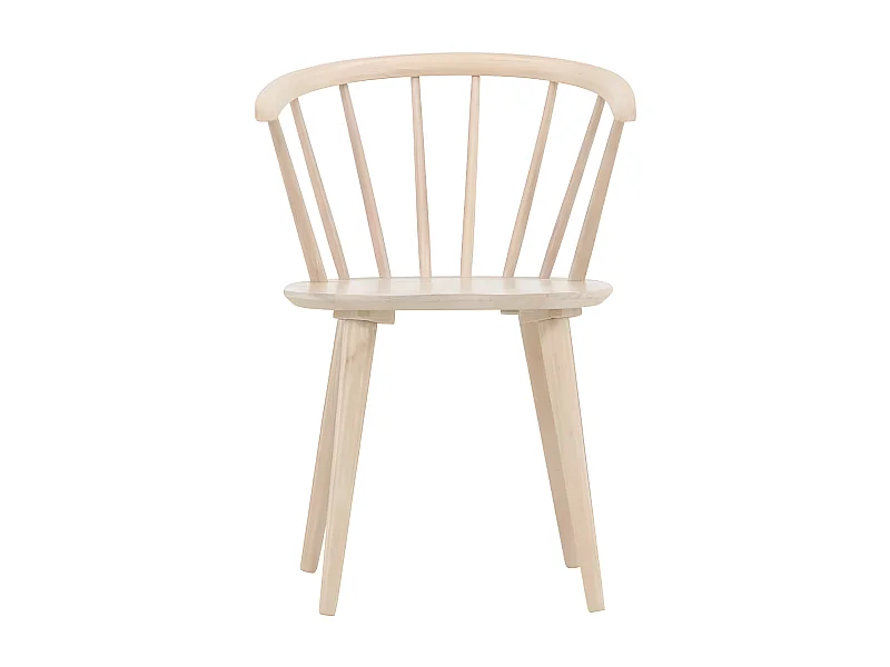 Bobby Esszimmerstuhl mit Armlehne Holz whitewash.