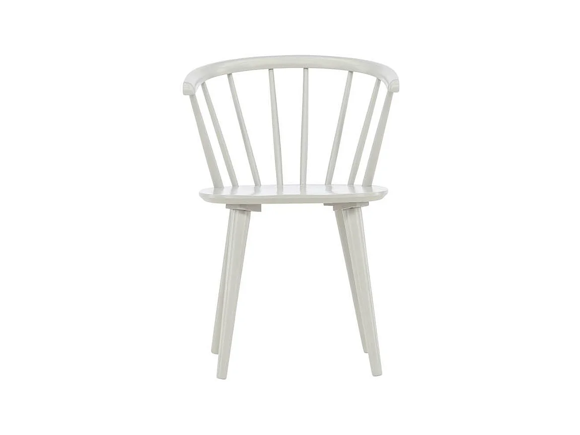 Bobby chaise de salle à manger avec accoudoirs bois gris clair