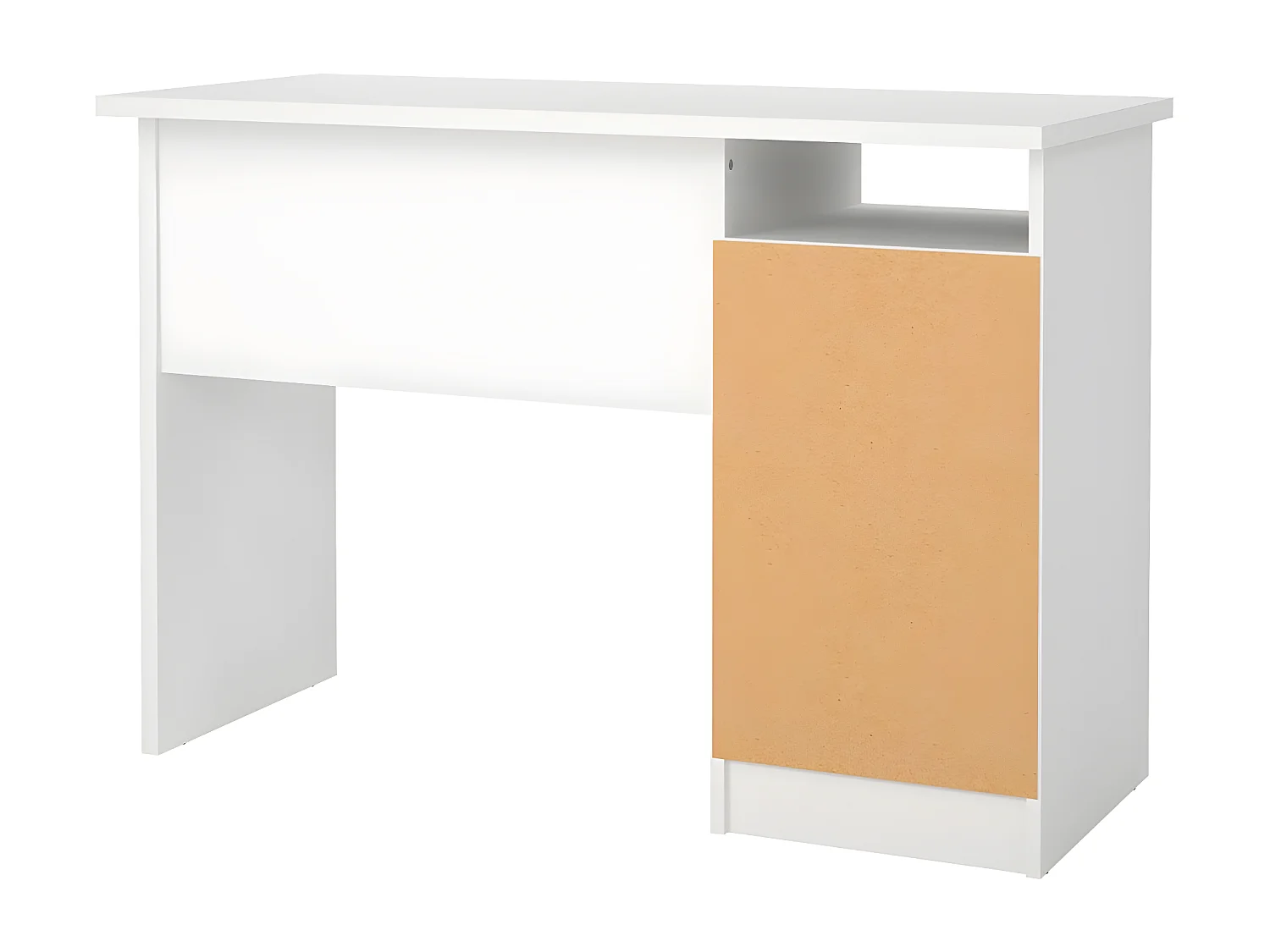 FunctionPlus Schreibtisch 3 Schubladen weiß.