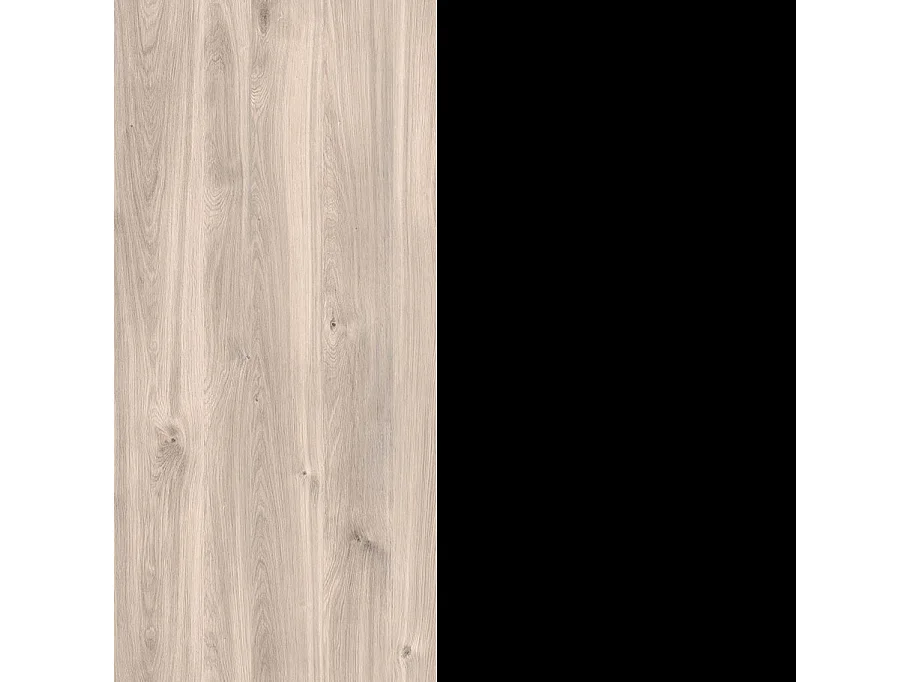 Armoire murale design noire et aspect chêne Basic