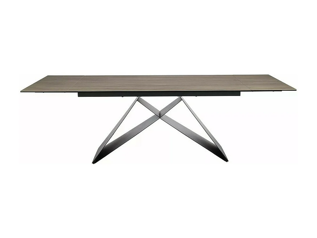 Table à manger design avec plateau en céramique Sabbia 160/240cm Holly