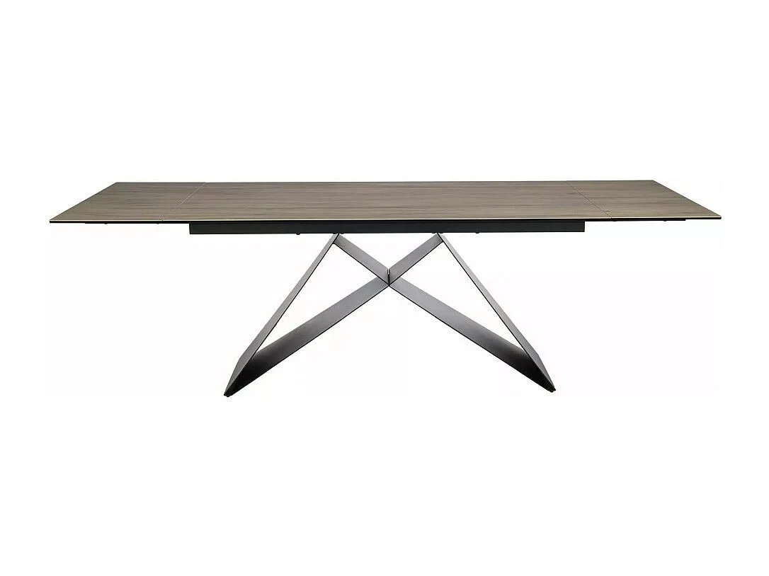 Table à manger design avec plateau en céramique Sabbia 160/240cm Holly