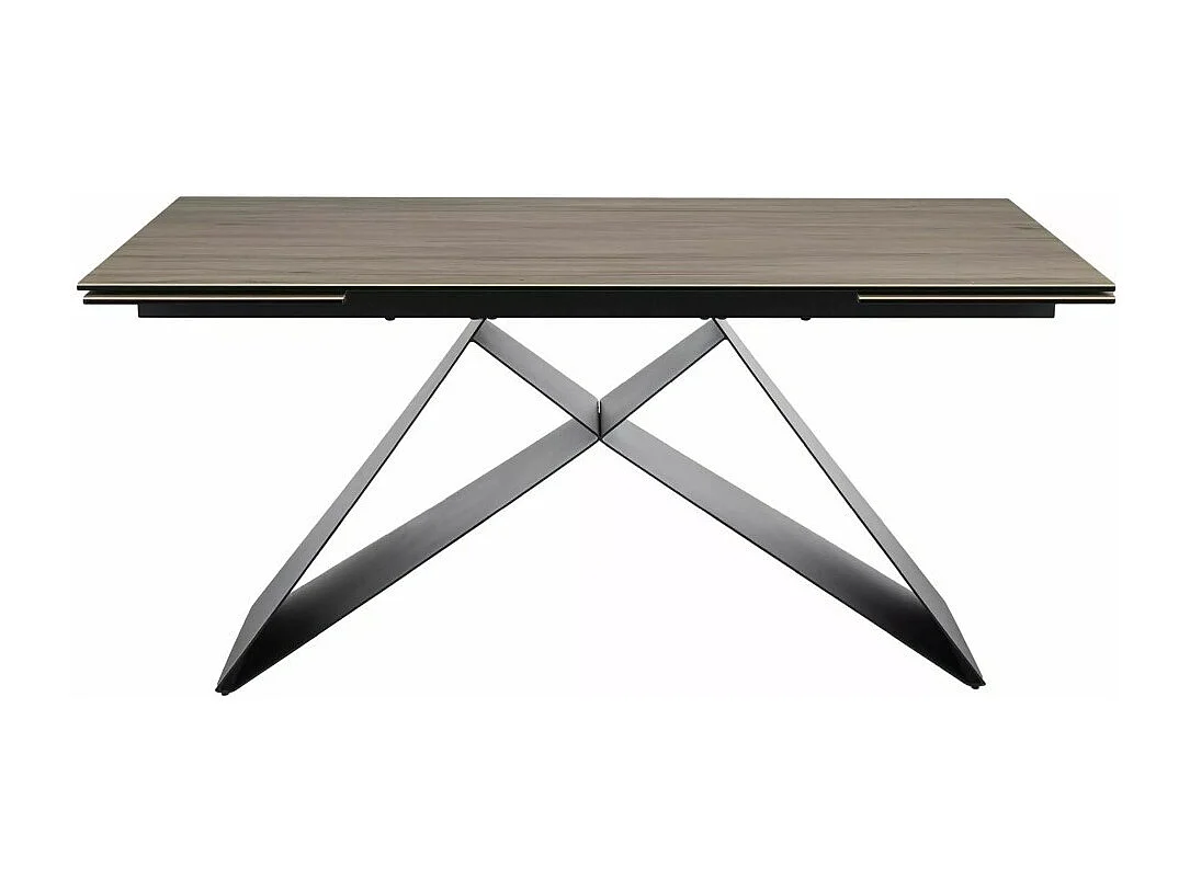 Table à manger design avec plateau en céramique Sabbia 160/240cm Holly