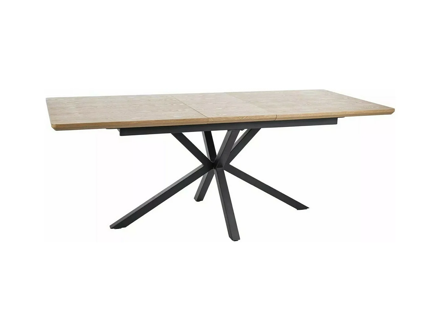 Table à manger extensible 160-200 cm aspect chêne Tommy