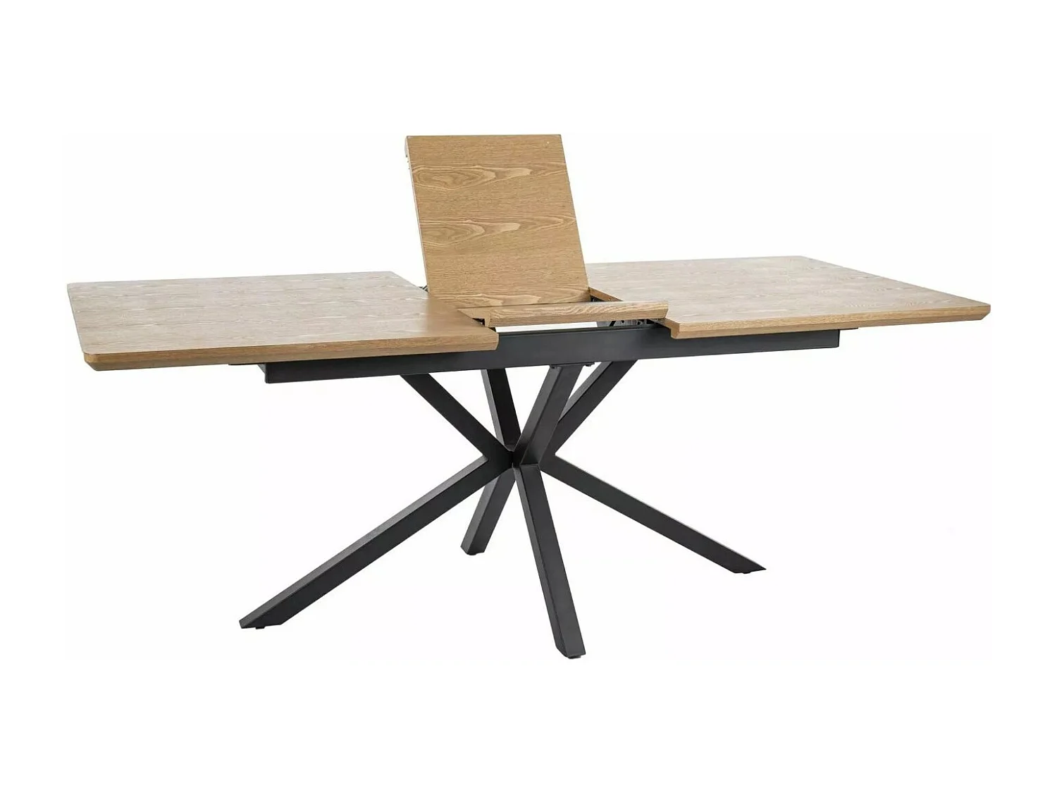 Tavolo da pranzo allungabile 160-200 cm look rovere Tommy