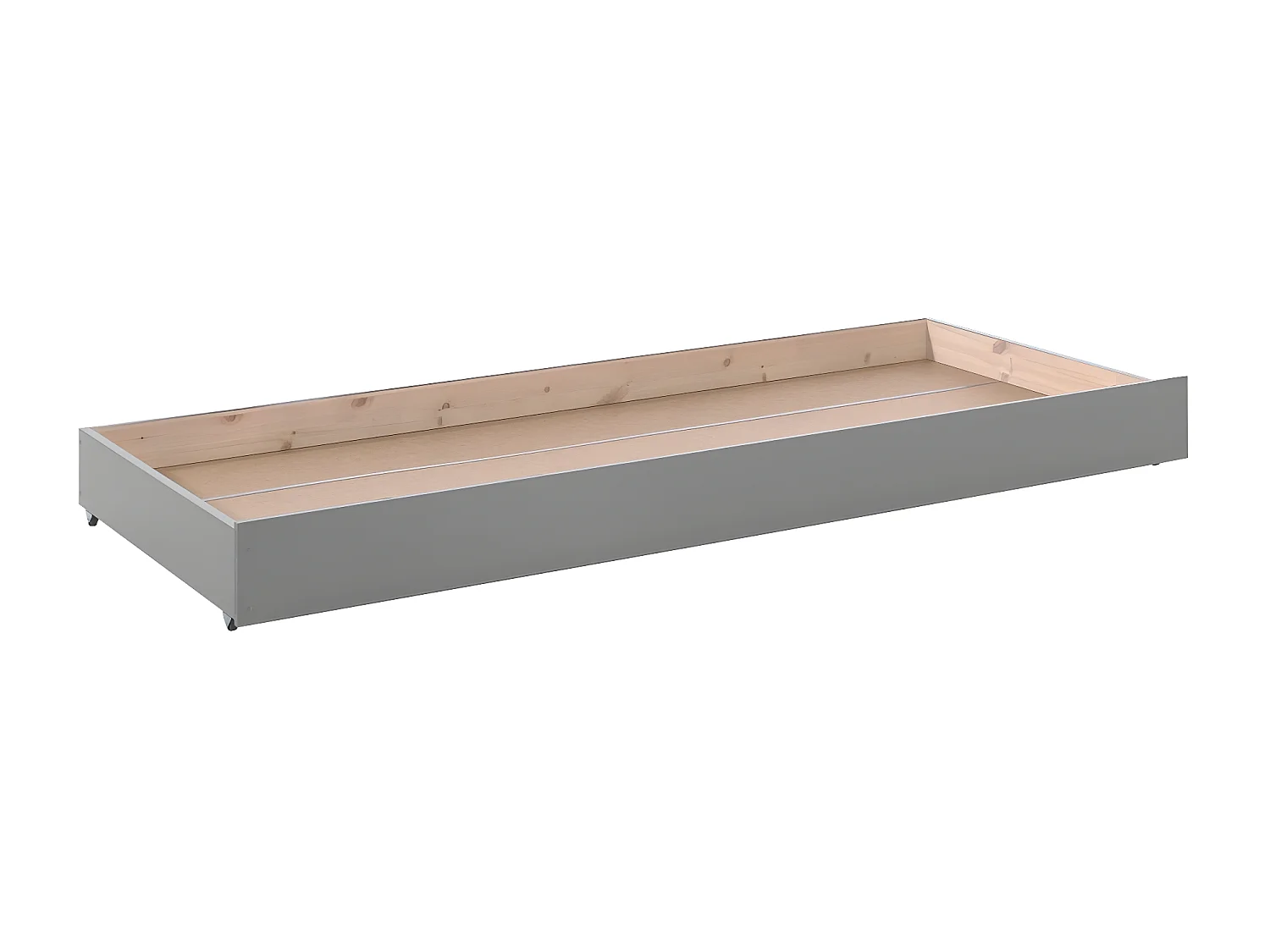 Pack - Lit Superposé Enfant & Tiroir "Pino II" Gris