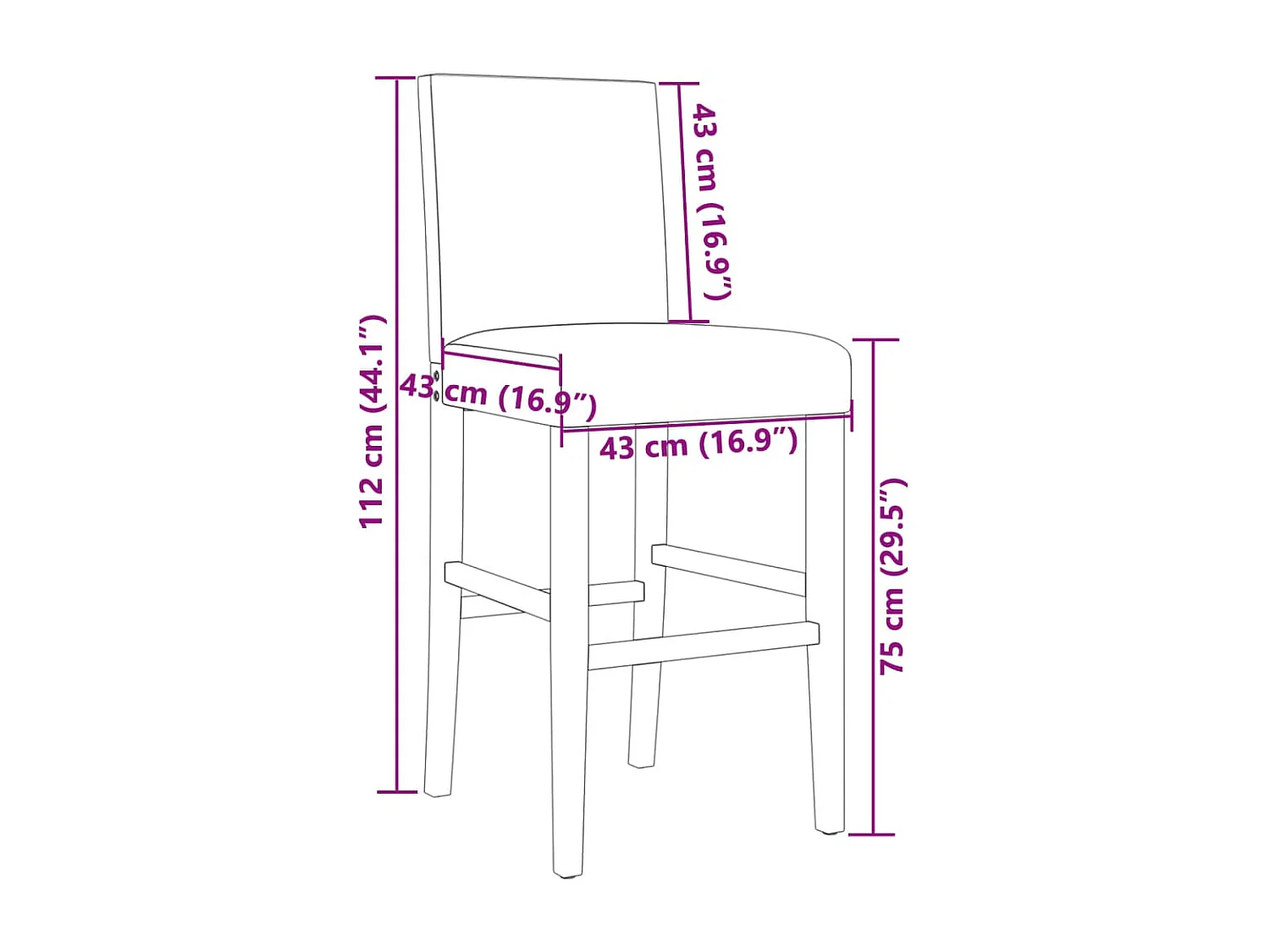 vidaXL Taburetes altos 2 uds madera maciza de caucho y tela Gris Topo