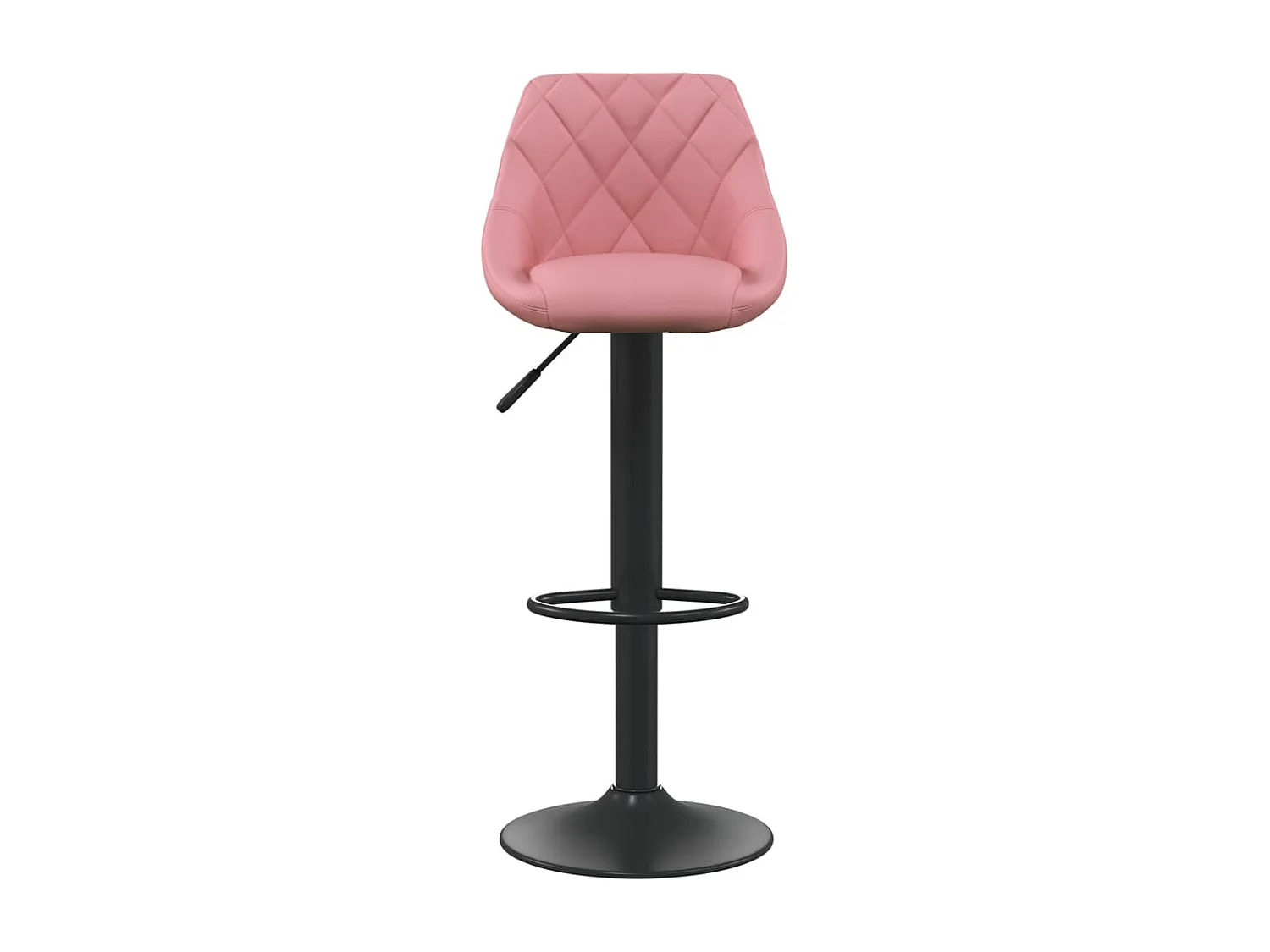 Tabourets de bar 2 pcs Rose Velours 6