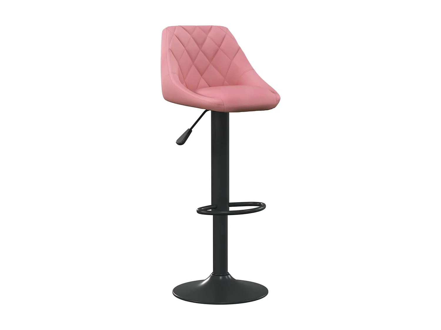 Tabourets de bar 2 pcs Rose Velours 6
