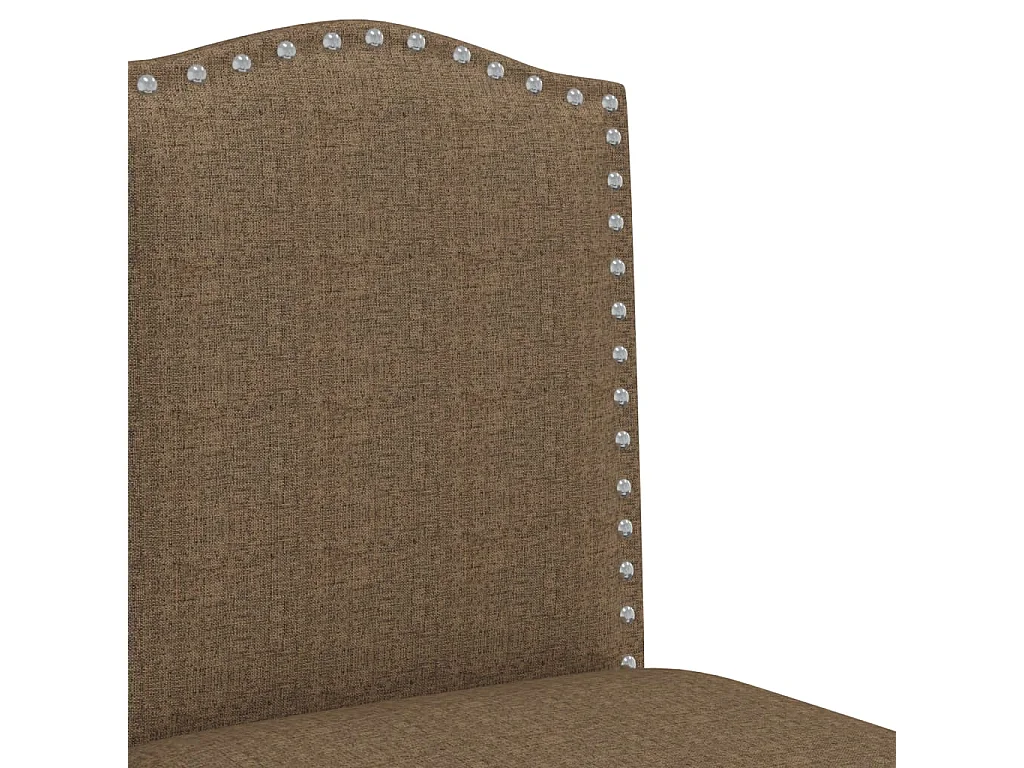 vidaXL Taburetes altos 2 uds madera maciza de caucho y tela Gris Topo