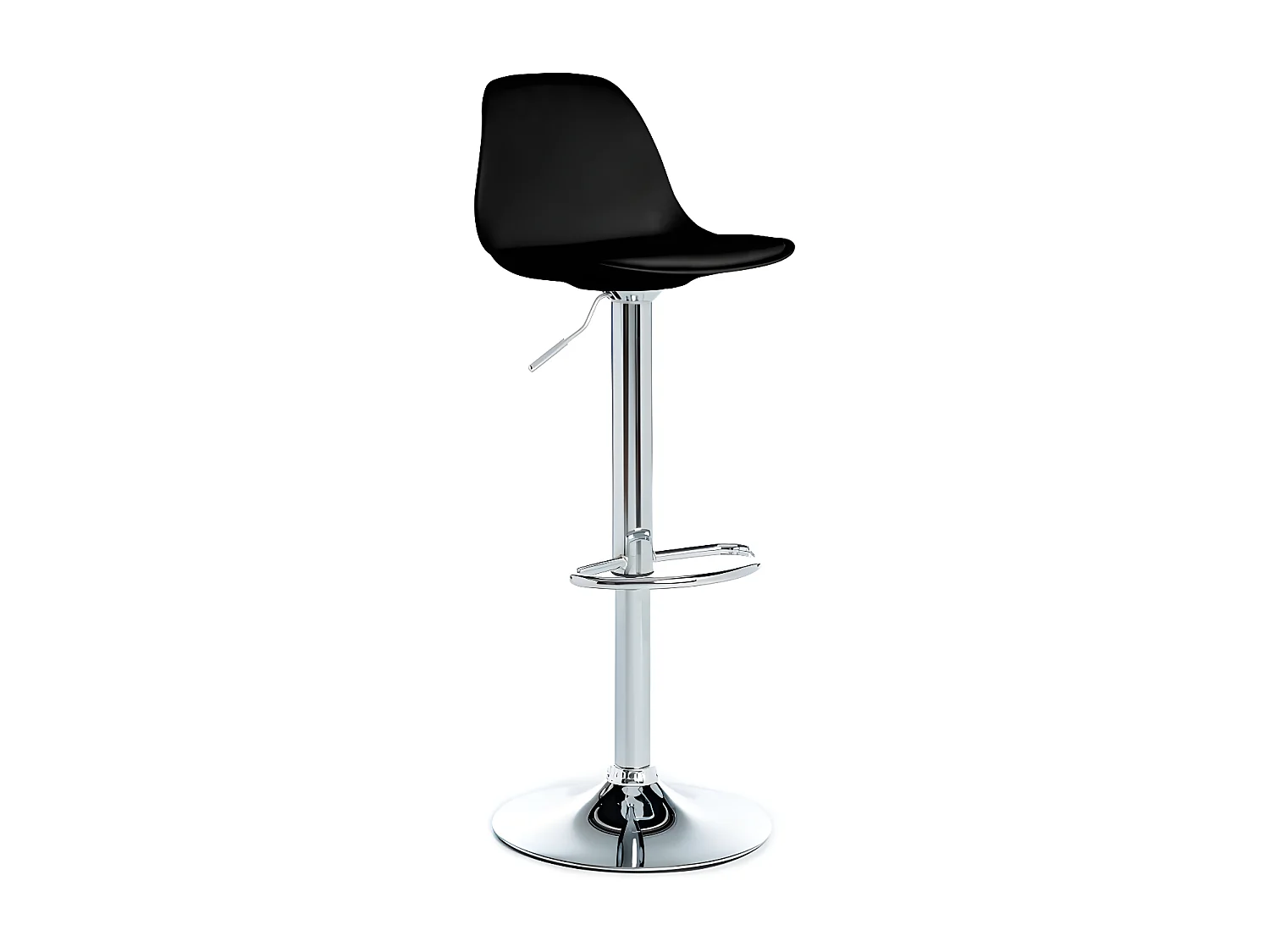 Tabouret de bar noir Eclipse