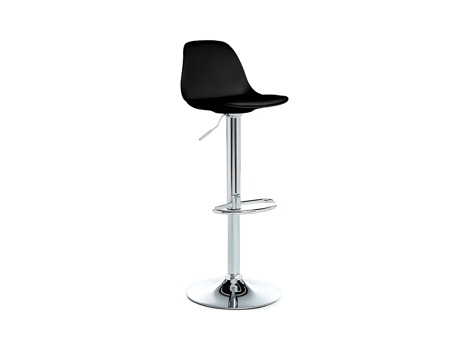 Tabouret de bar noir Eclipse