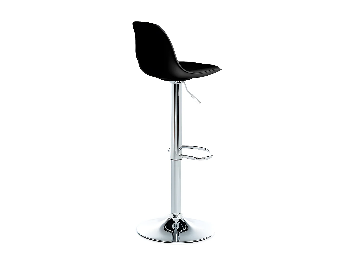 Tabouret de bar noir Eclipse