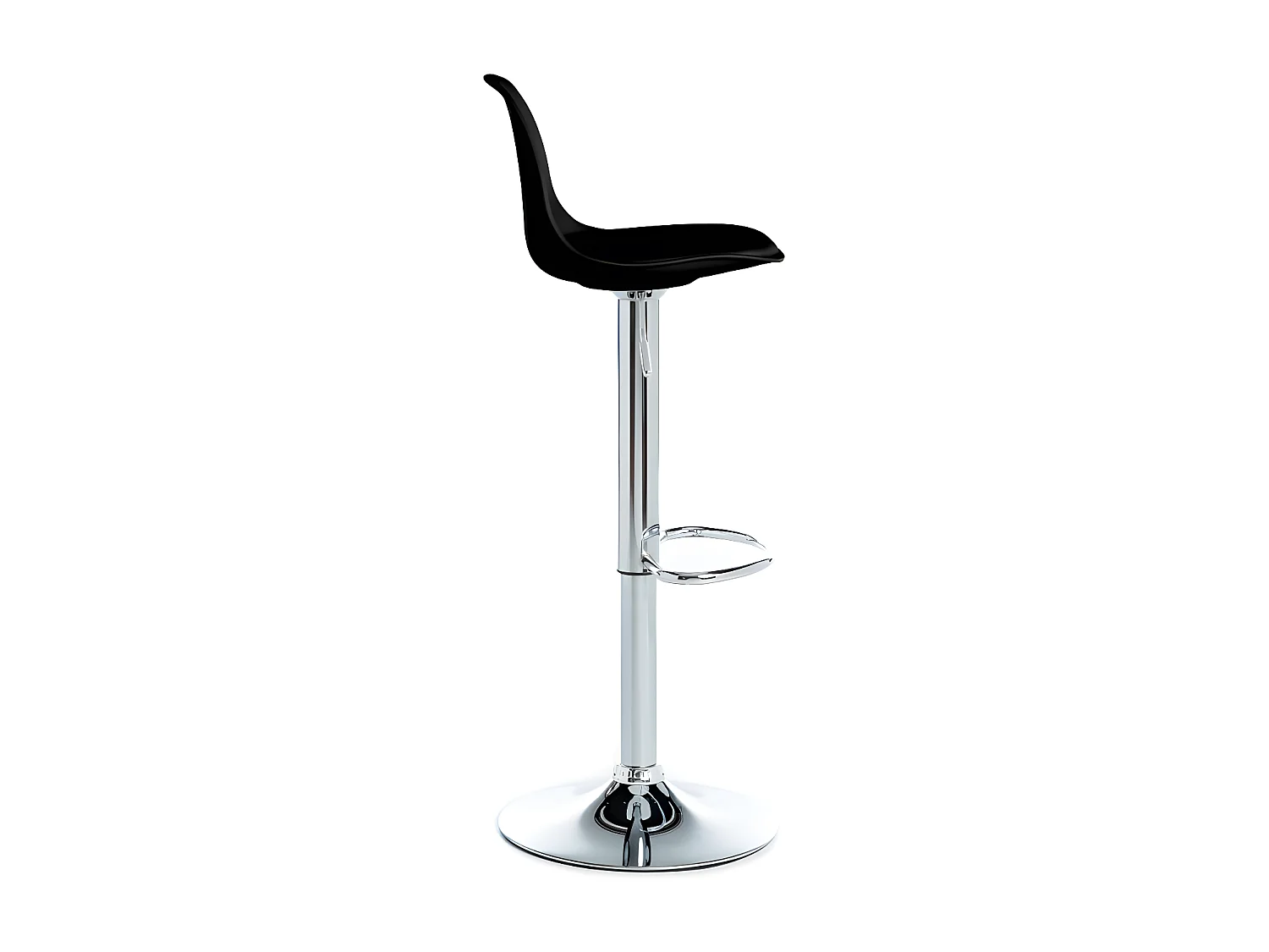 Tabouret de bar noir Eclipse