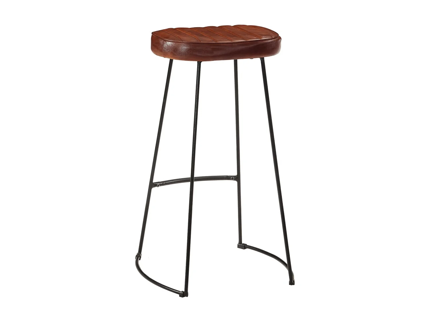 Tabourets de bar Gavin 2 pcs marron foncé 44x37,5x78