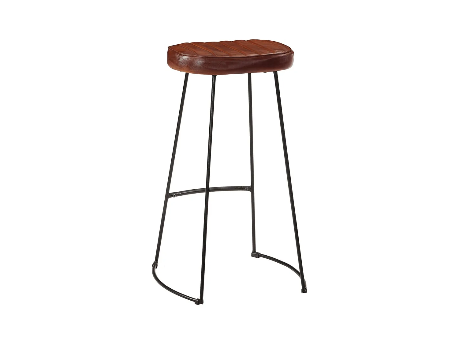 Barkrukken 2 st Gavin 44x37,5x78 cm donkerbruin