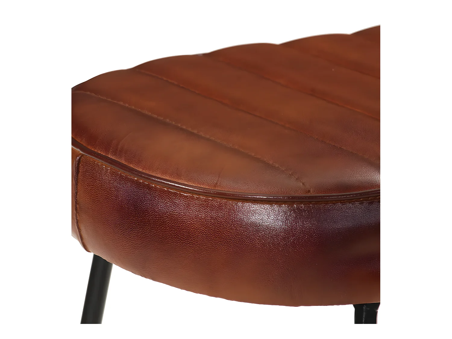 Barkrukken 2 st Gavin 44x37,5x78 cm donkerbruin